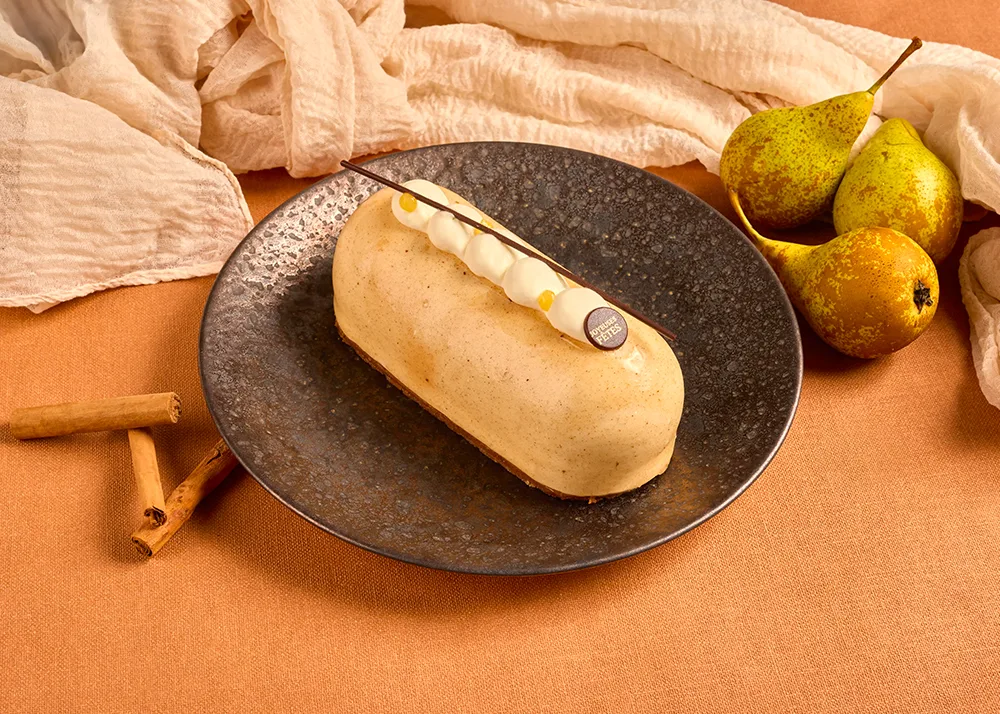 Image Bûche à partager Poire