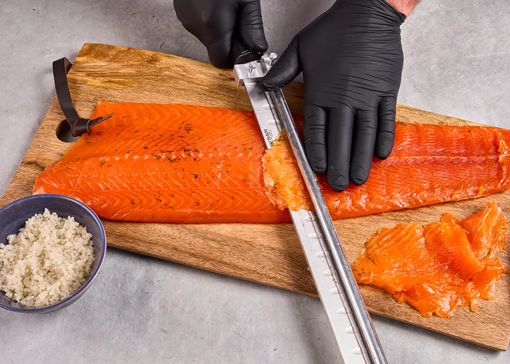 Image Saumon fumé Maison - 8 tranches (environ 240g)